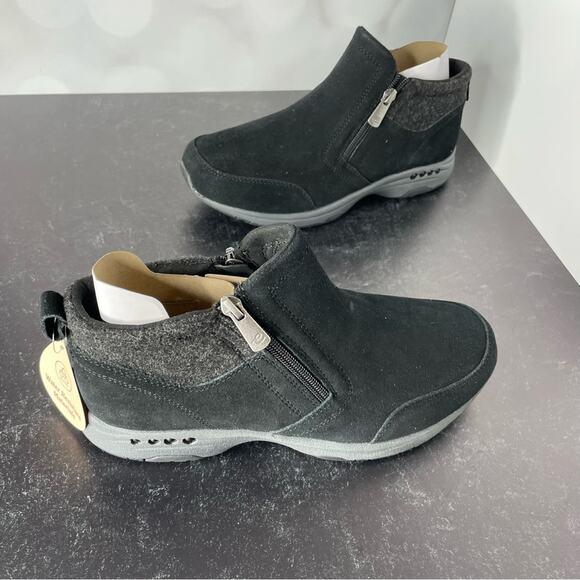 EASY SPIRIT Women's Tshuffle Casual Flat Walking Booties Black Sz 8.5 - Picture 5 of 7